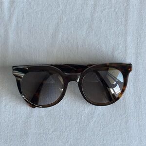 Fendi Brown Tortoise Sunglasses